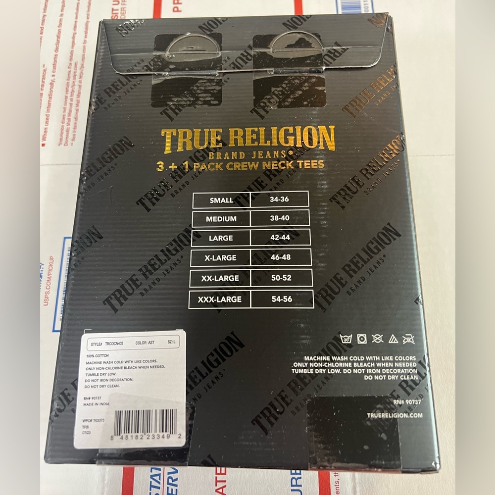 True religion 4 pack t-shirt - Picture 2 of 4